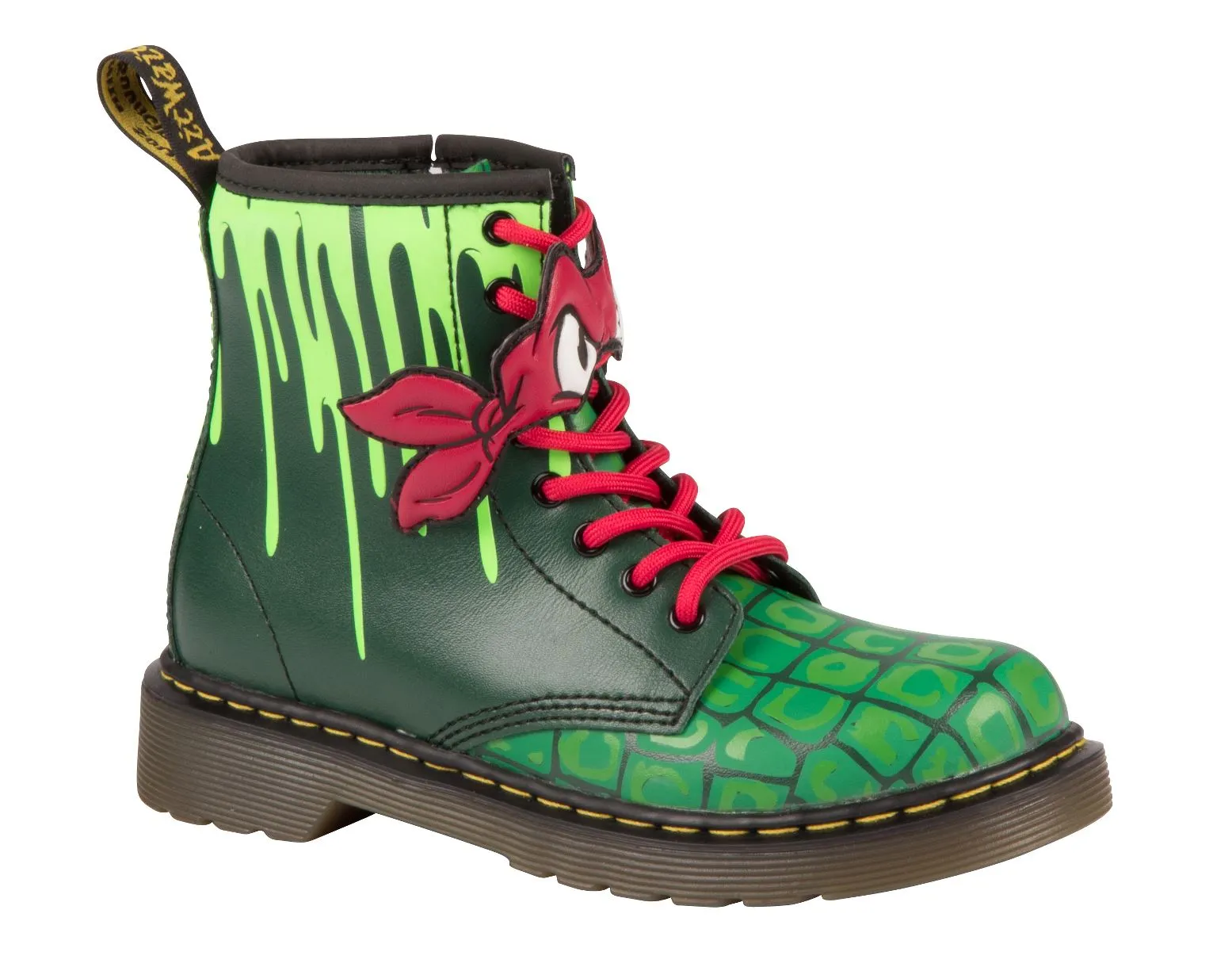 1460 Kids TMNT Raph J DMS Green T Lamper Boots