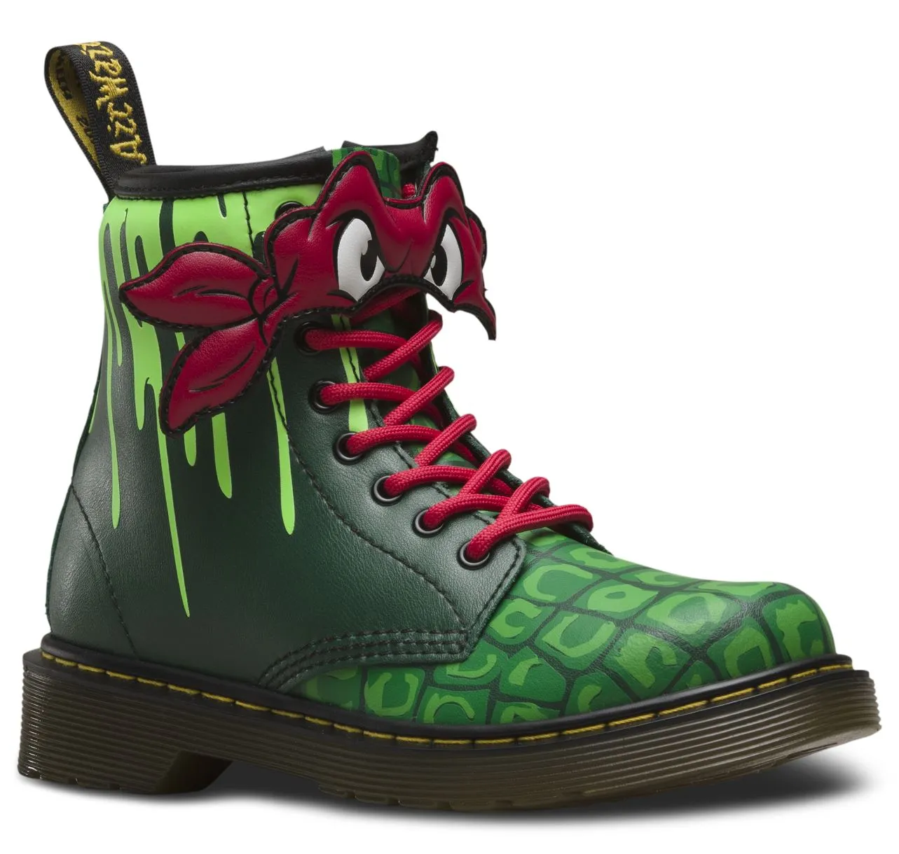 1460 Kids TMNT Raph J DMS Green T Lamper Boots