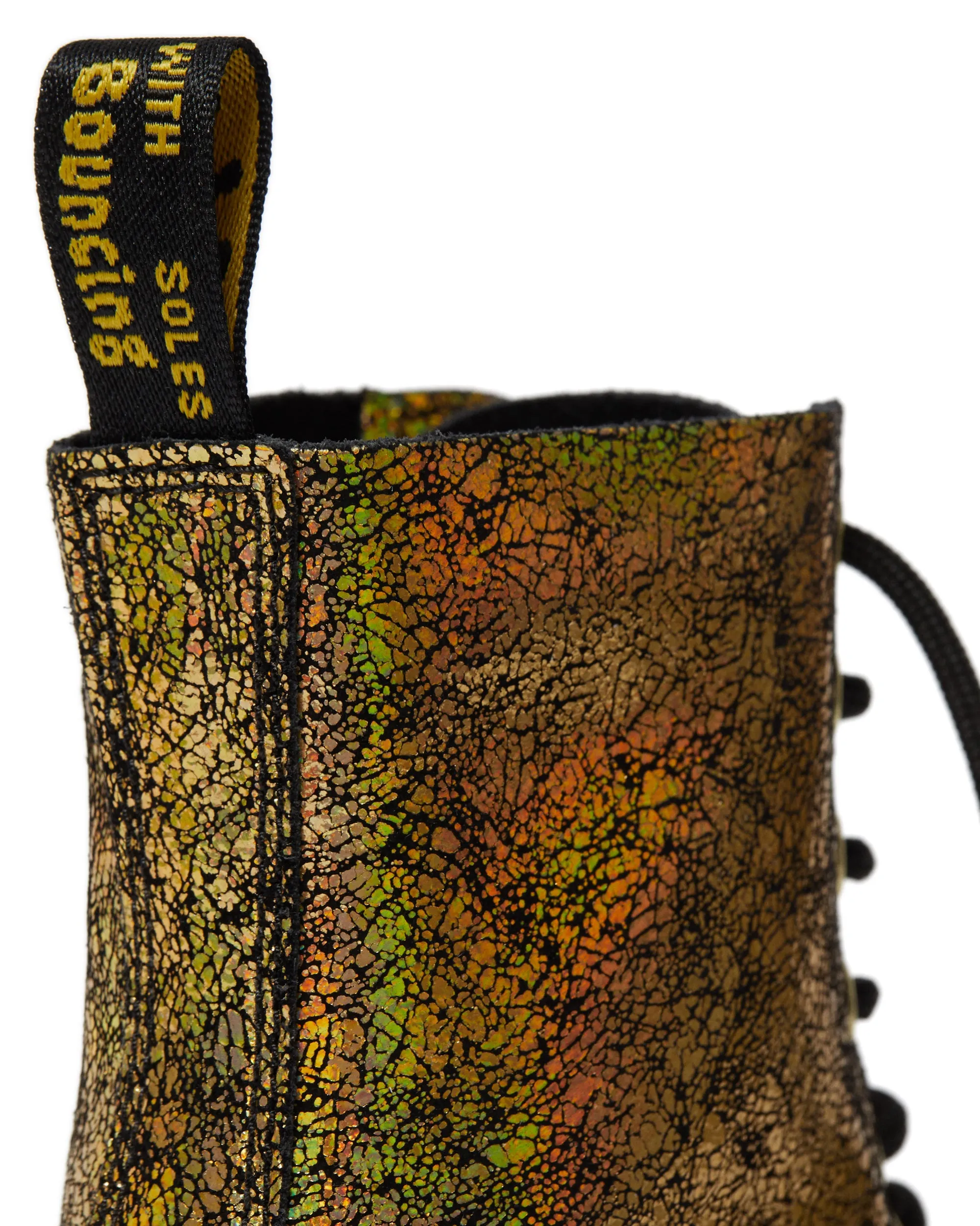 1460 Pascal Gold Iridescent Crackle Boots