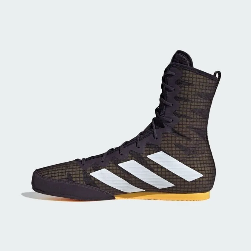 adidas Box Hog 4 Boxing Boots Aurora Black & Gold