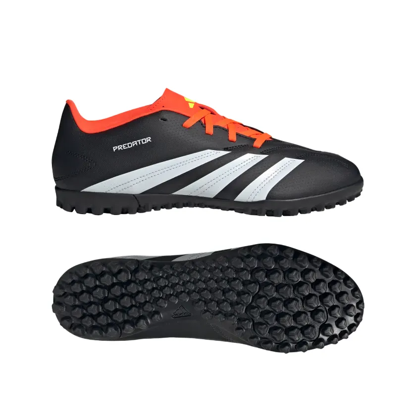 Adidas Predator Club Turf IG7711 men's soccer shoe black-white-red