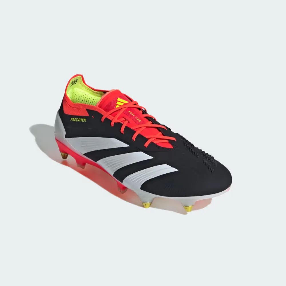 Adidas Predator Elite SG Football Boots (Black/White/Solar Red)