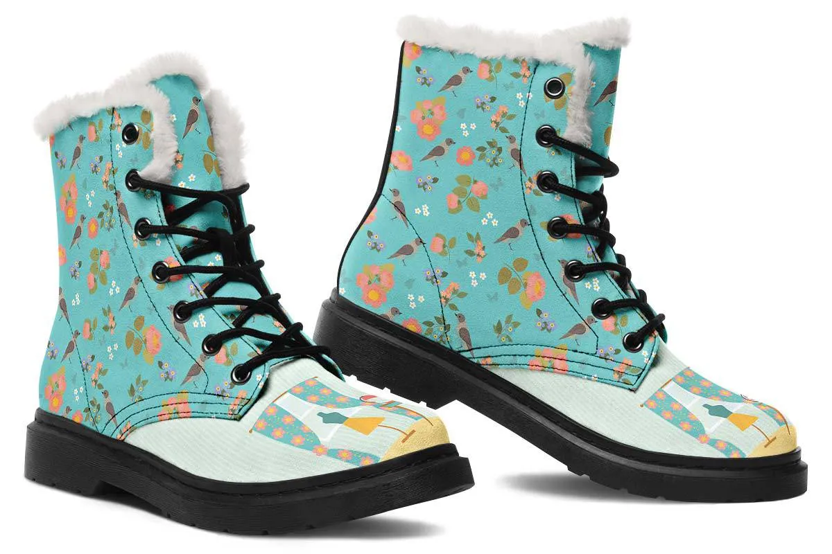 Adorable Sewing Nook Winter Boots