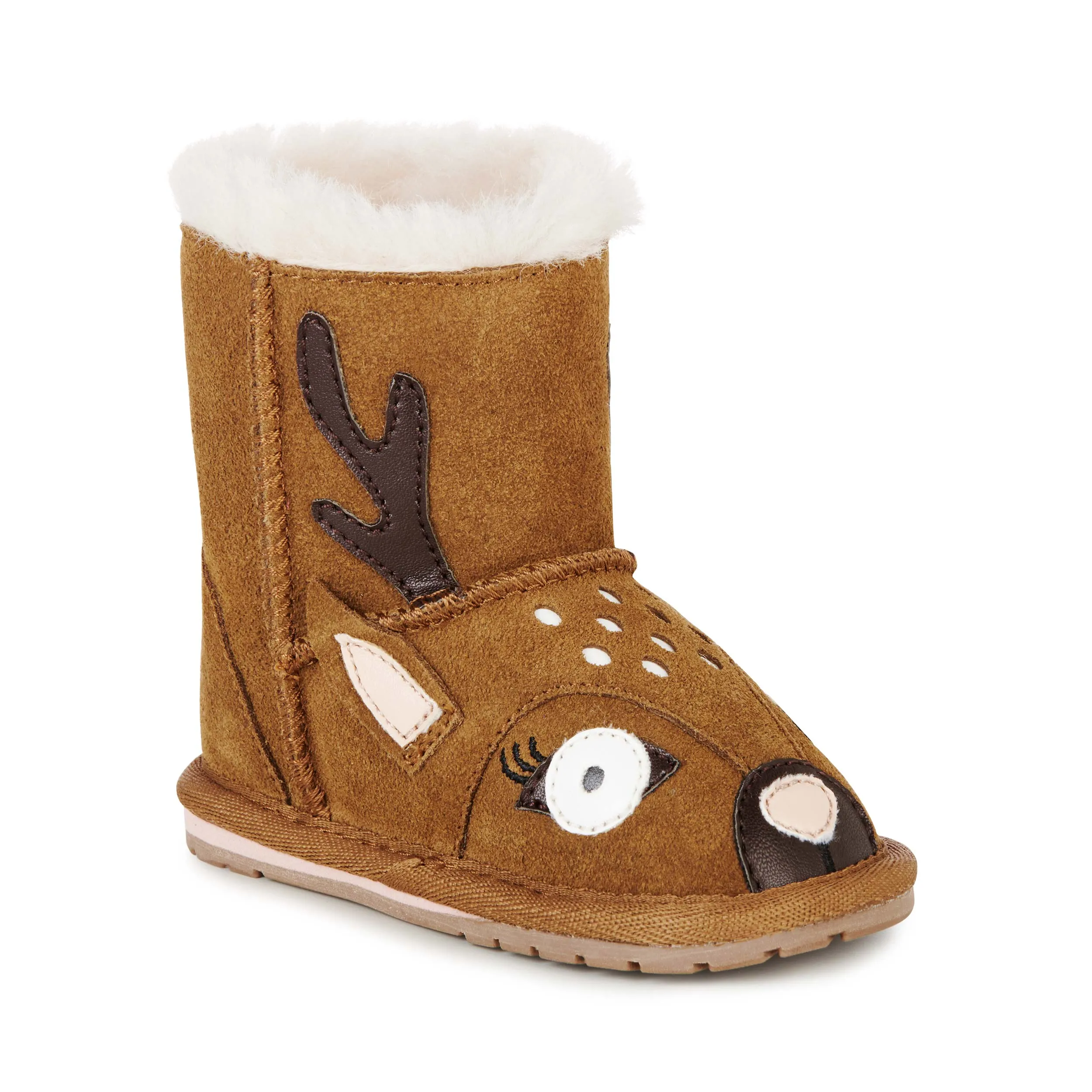 Babies Deer Walker Boots - Chestnut