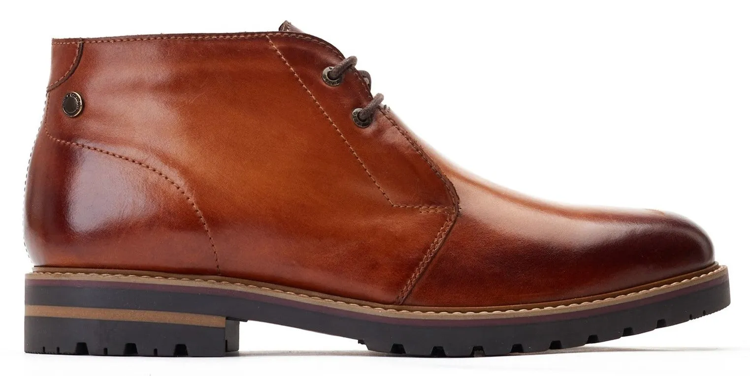 Base London Swan Washed Mens Leather Chukka Boot