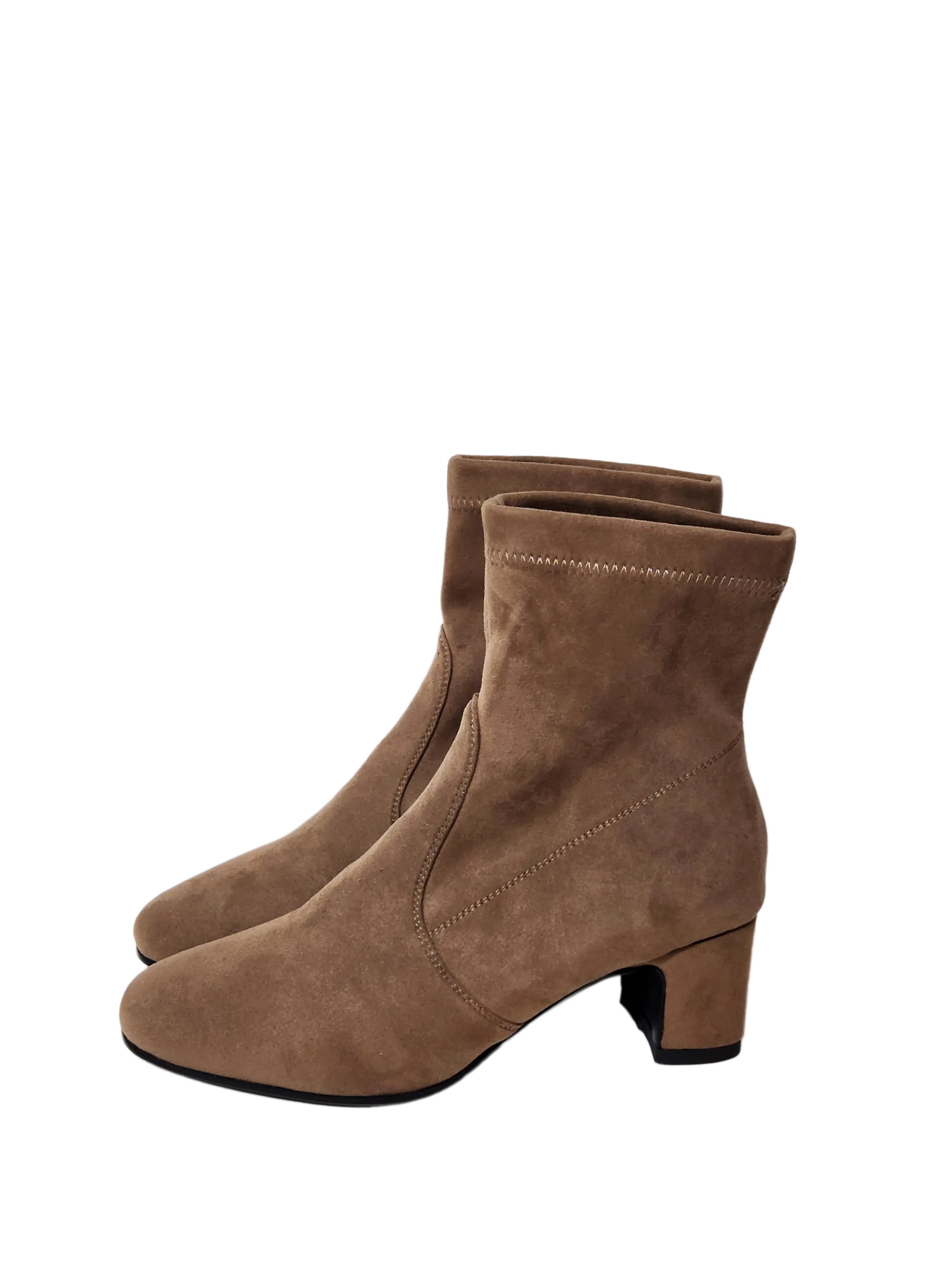 Becky Block Heel Ankle Boots