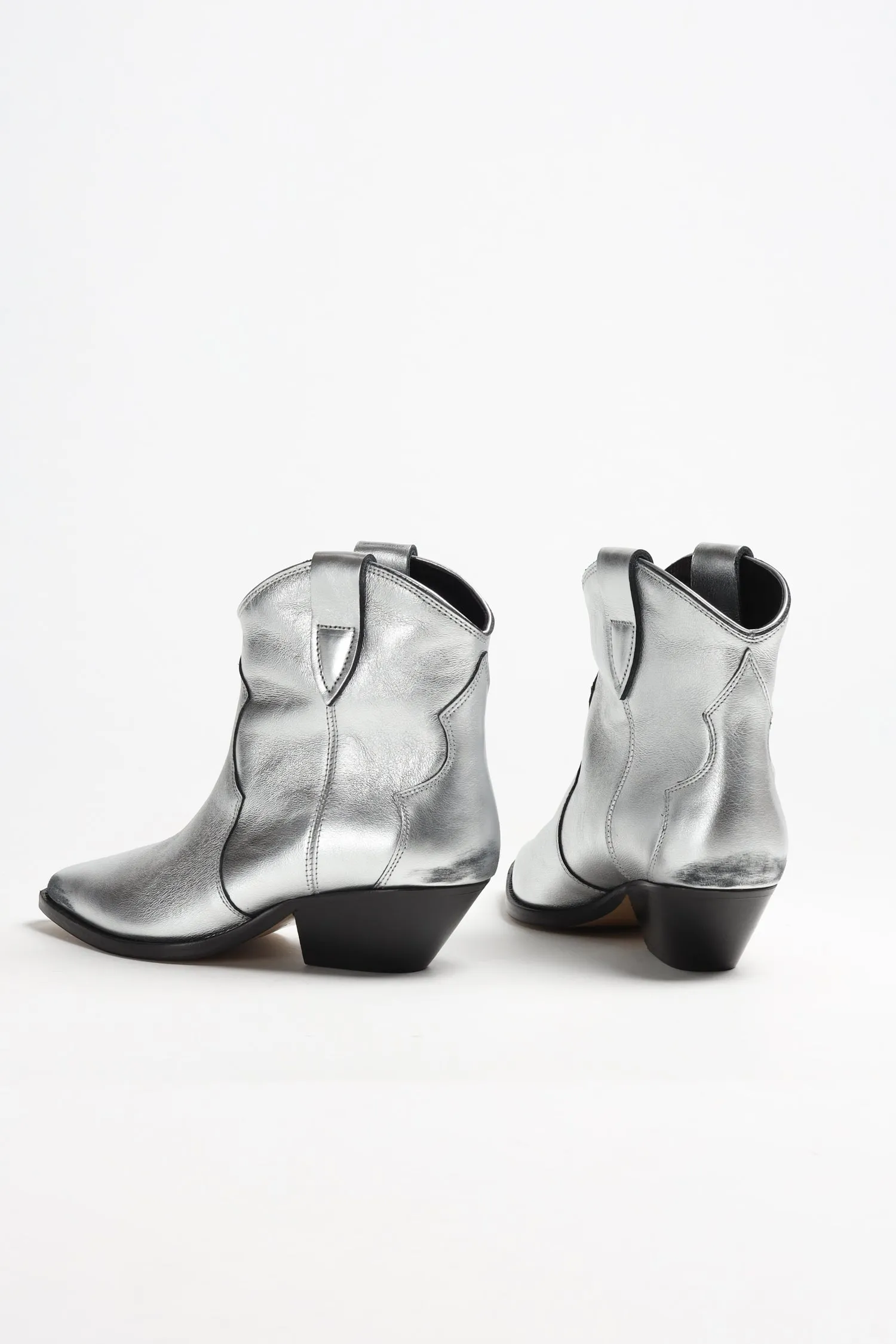 Boots Dewina in Silber