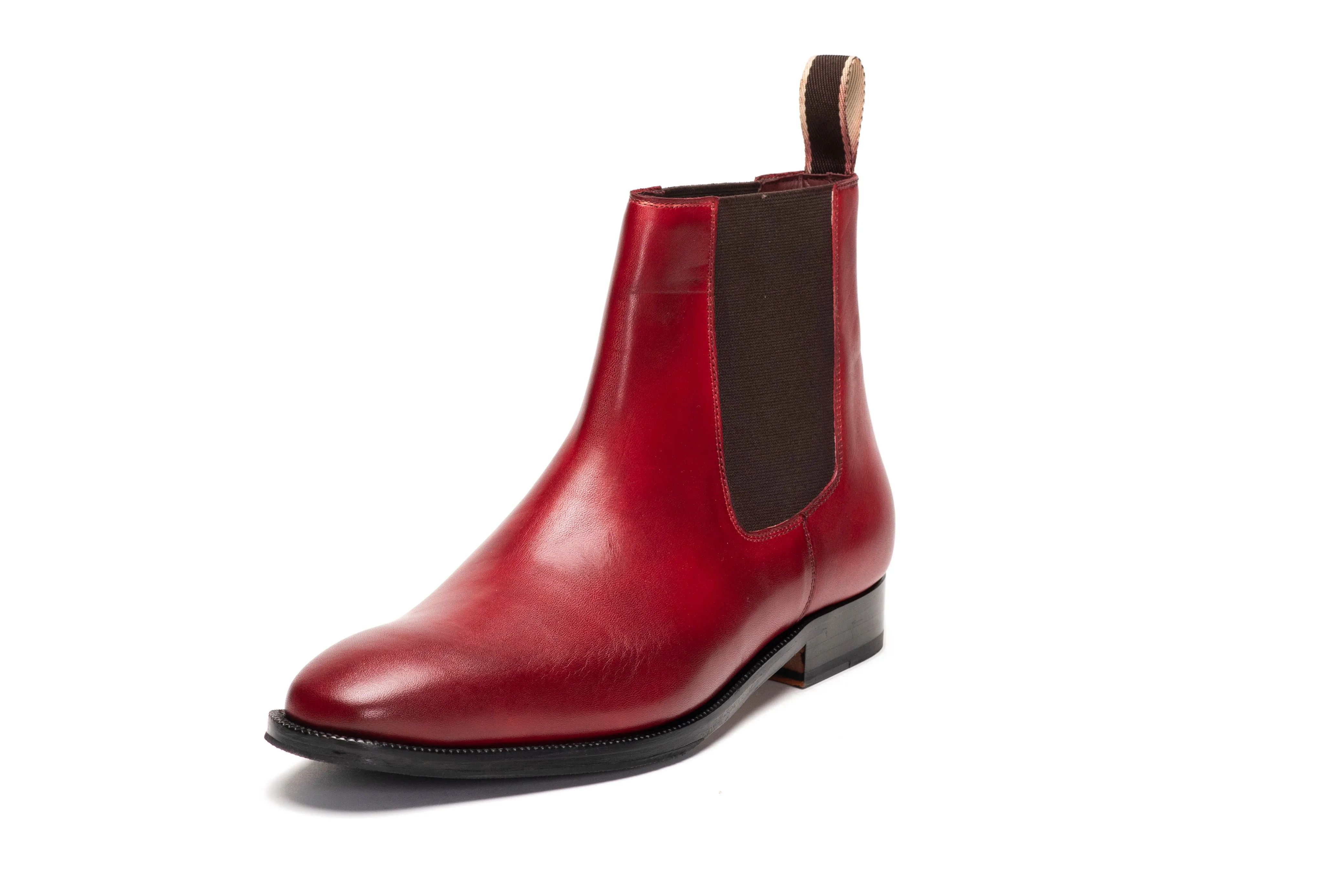 Chisel Toe Chelsea Boot - Dark Oxblood