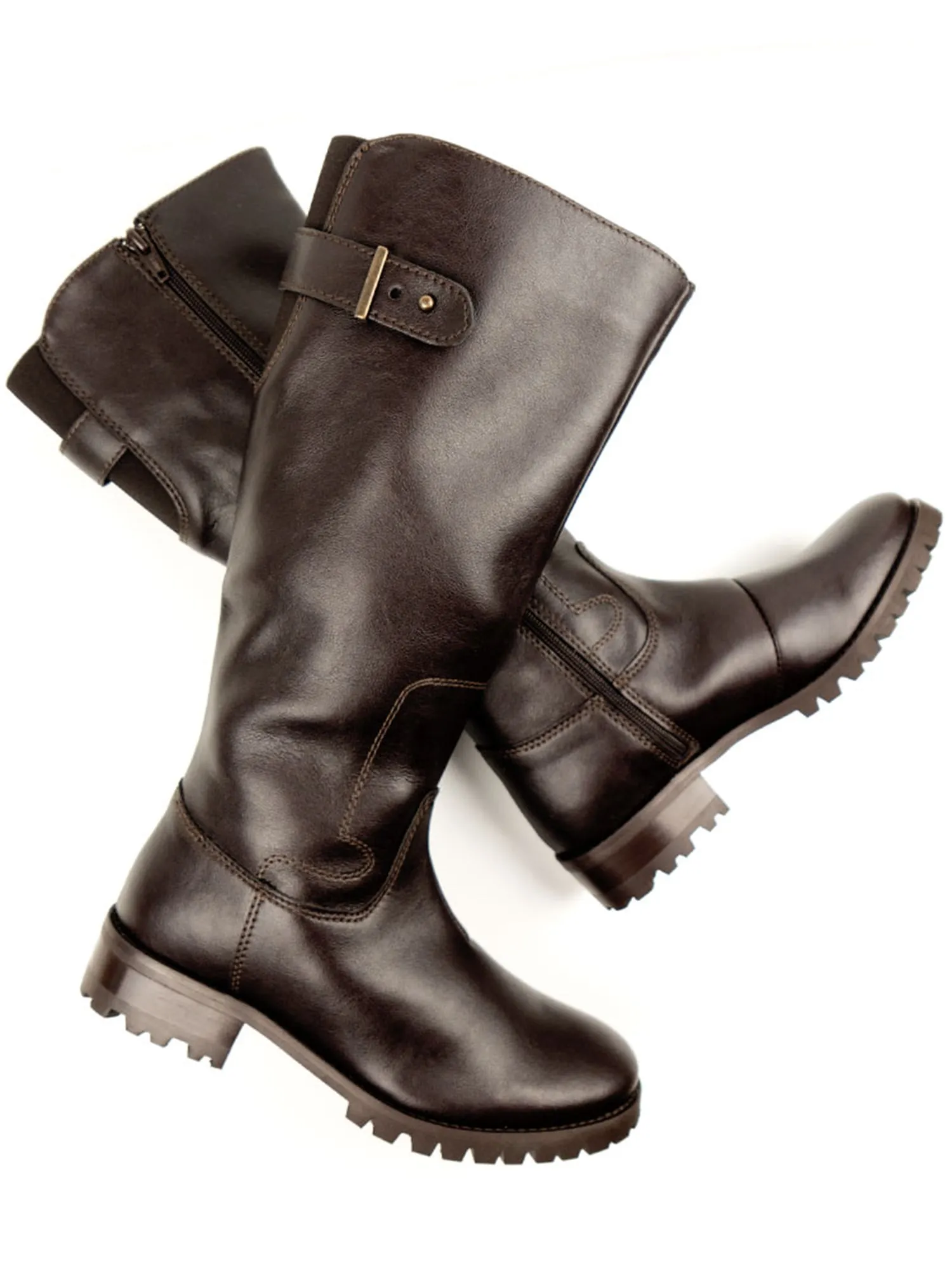 Deep Tread Knee Length Boots