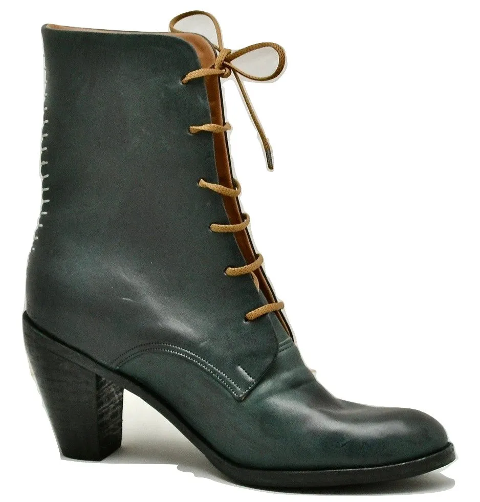 Derby Boot heel   |  Seaweed | Cordovan