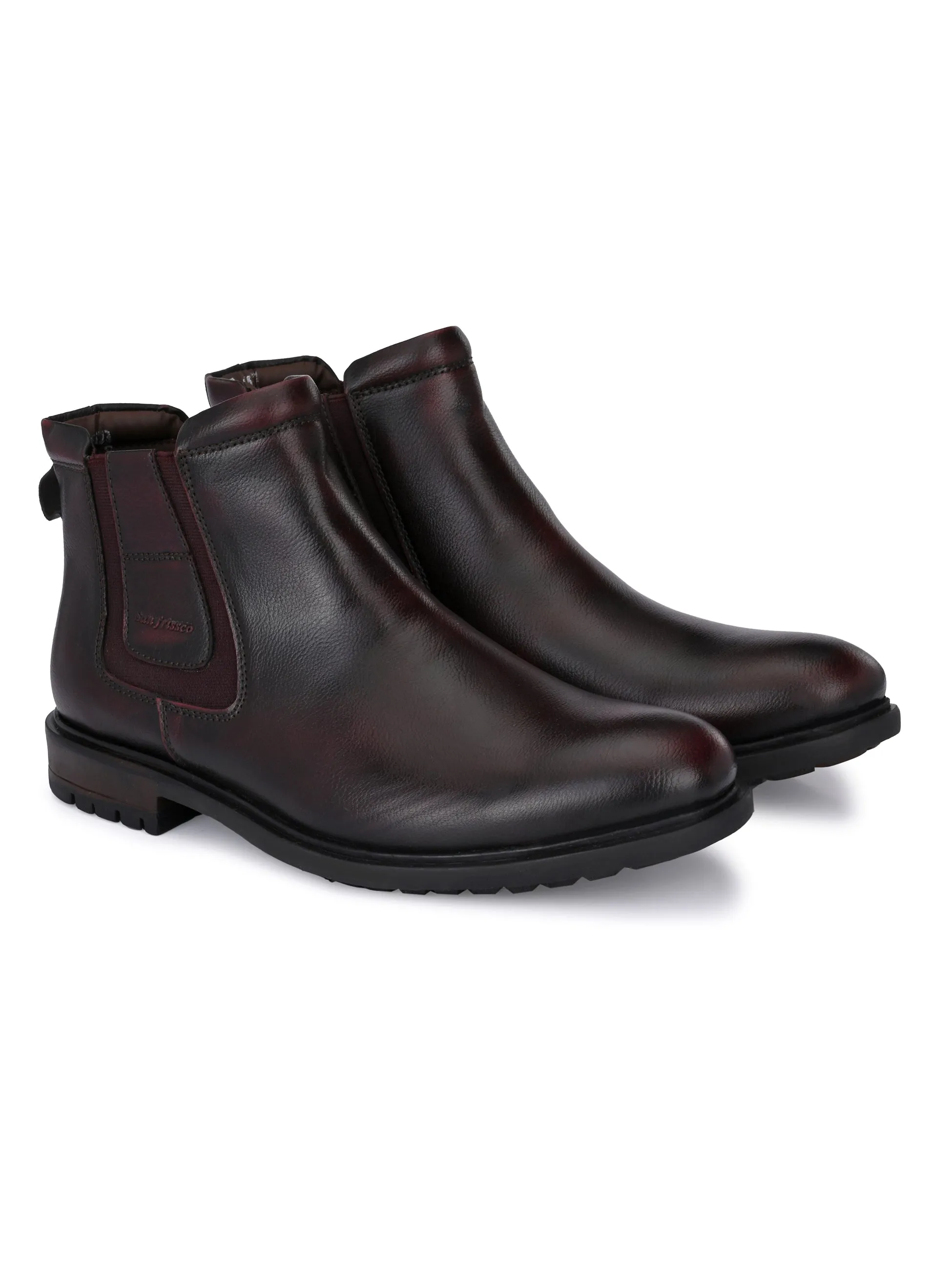 Discover Cherry Mid-Ankle Boots