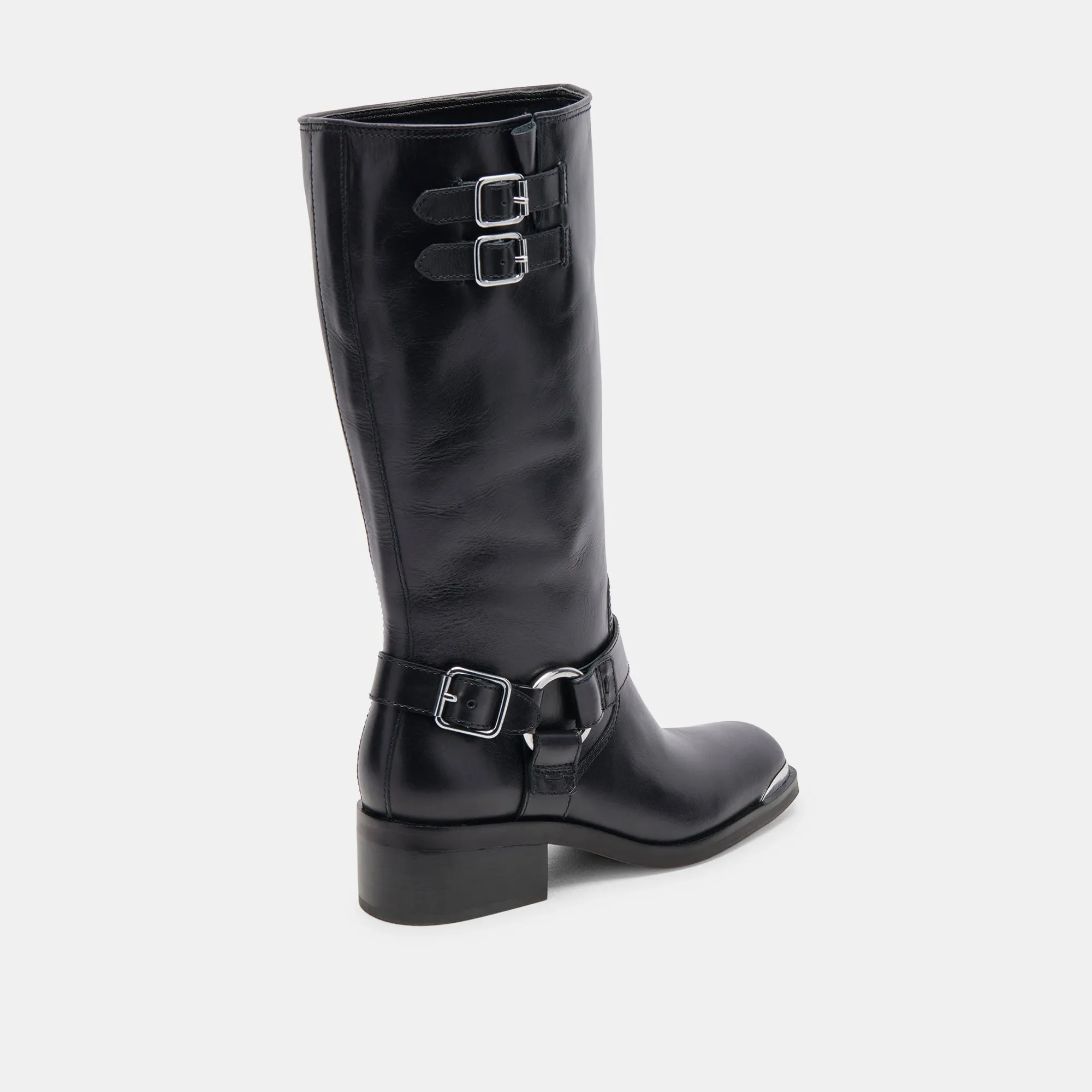 EVI BOOTS BLACK LEATHER