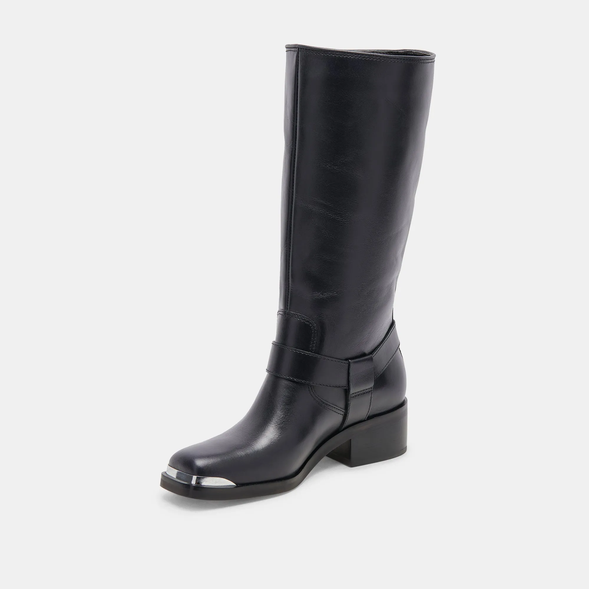 EVI BOOTS BLACK LEATHER