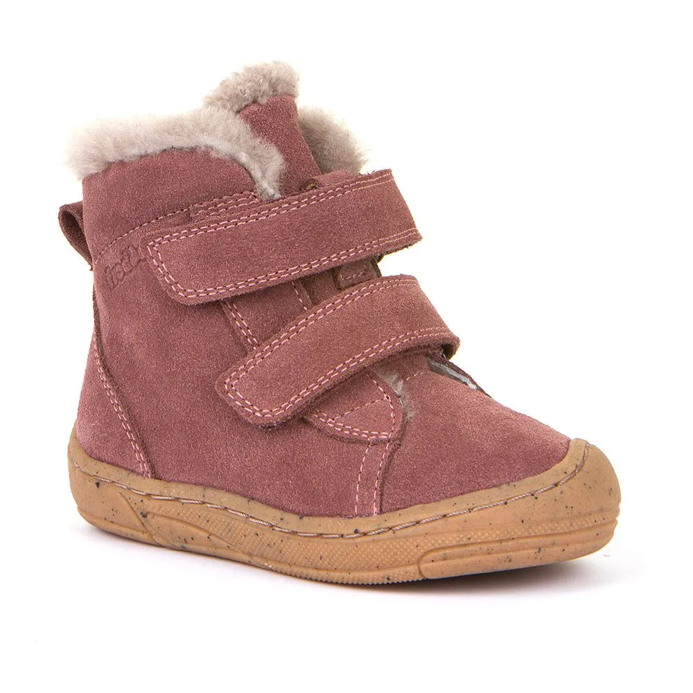 (G2110111- G2110126) Children's Water-repellent Ankle Boots - MINNI SUEDE VELCRO