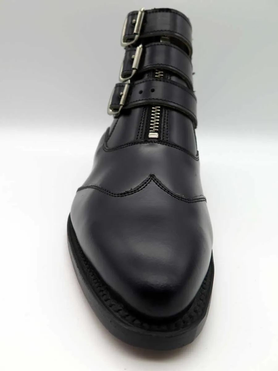 George Cox 15147 3 Strap Zip Boot Leather Sole