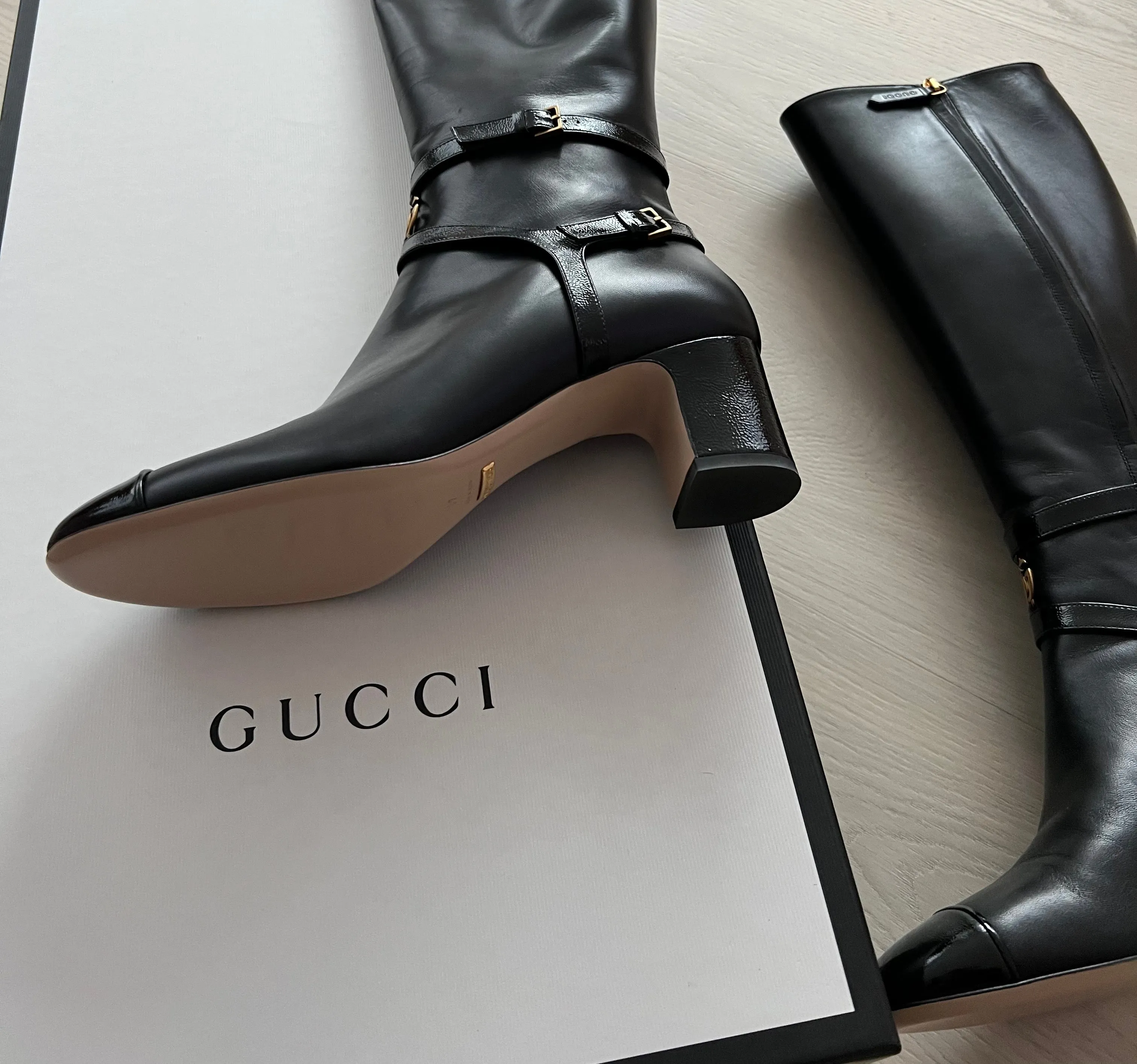 Gucci Toe Cap Tall Boots