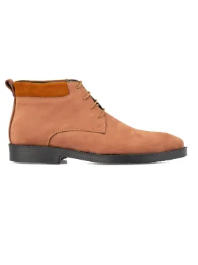 Hunter Chukka Boots - Cinnamon Brown Nubuck Leather (Crepe Sole)