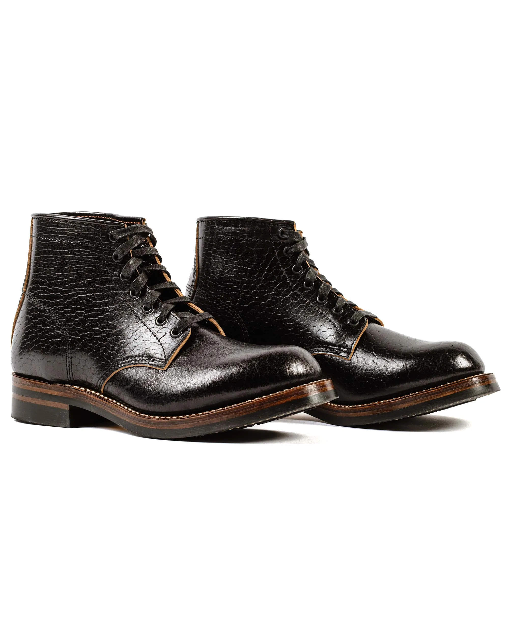 John Lofgren Bootmaker Ludlow Black Boots – Shinki Hikaku Horsebutt Leather