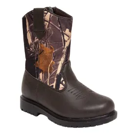 Kids' Tour in Dark Brown/Camo