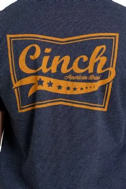 MEN'S CINCH TEE - HEATHER NAVY