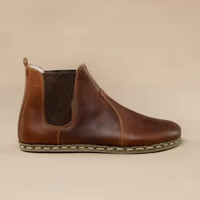 Men's Coffee Barefoot Chelsea Boots