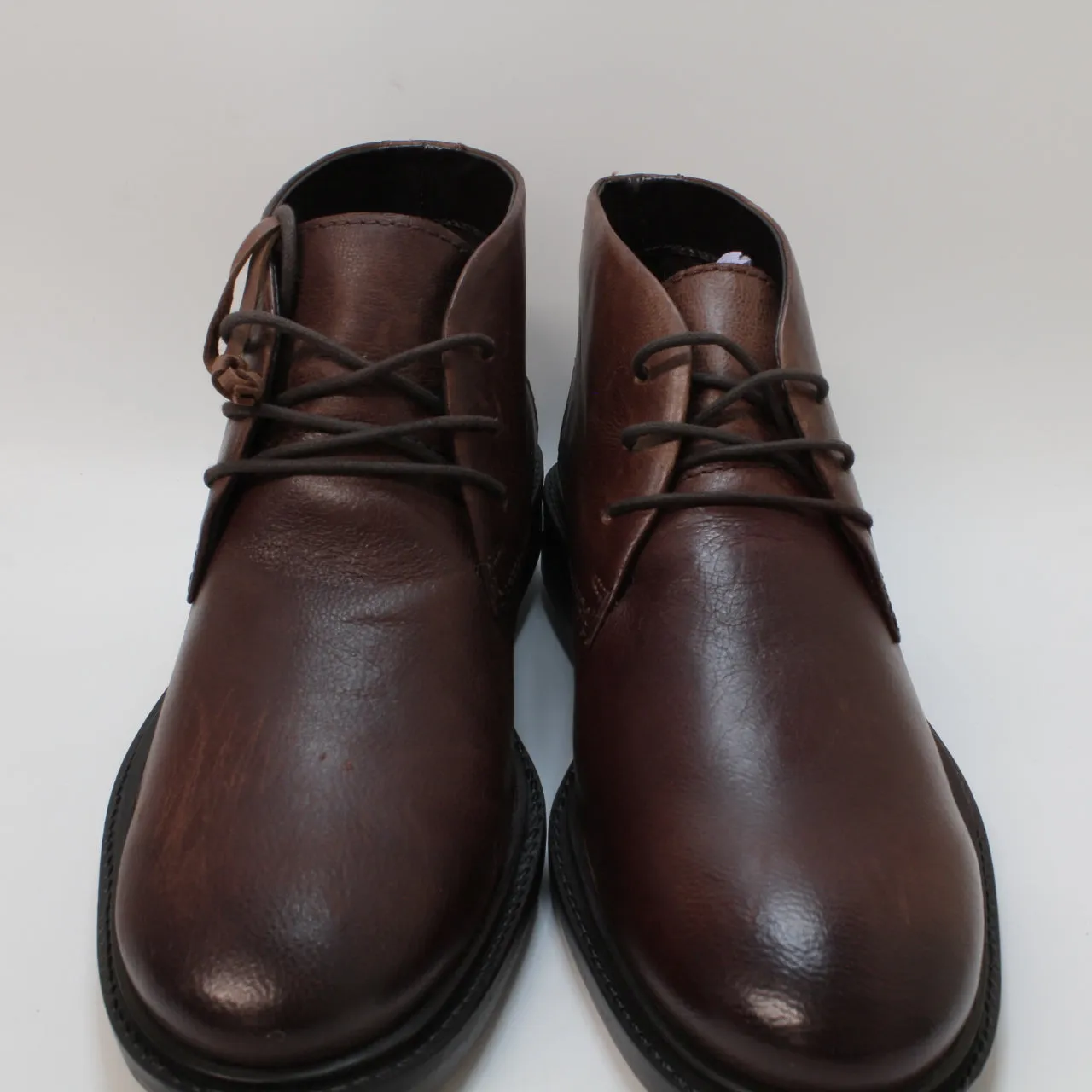 Mens Office Burlington Chukka Boots Brown Leather Uk Size 7