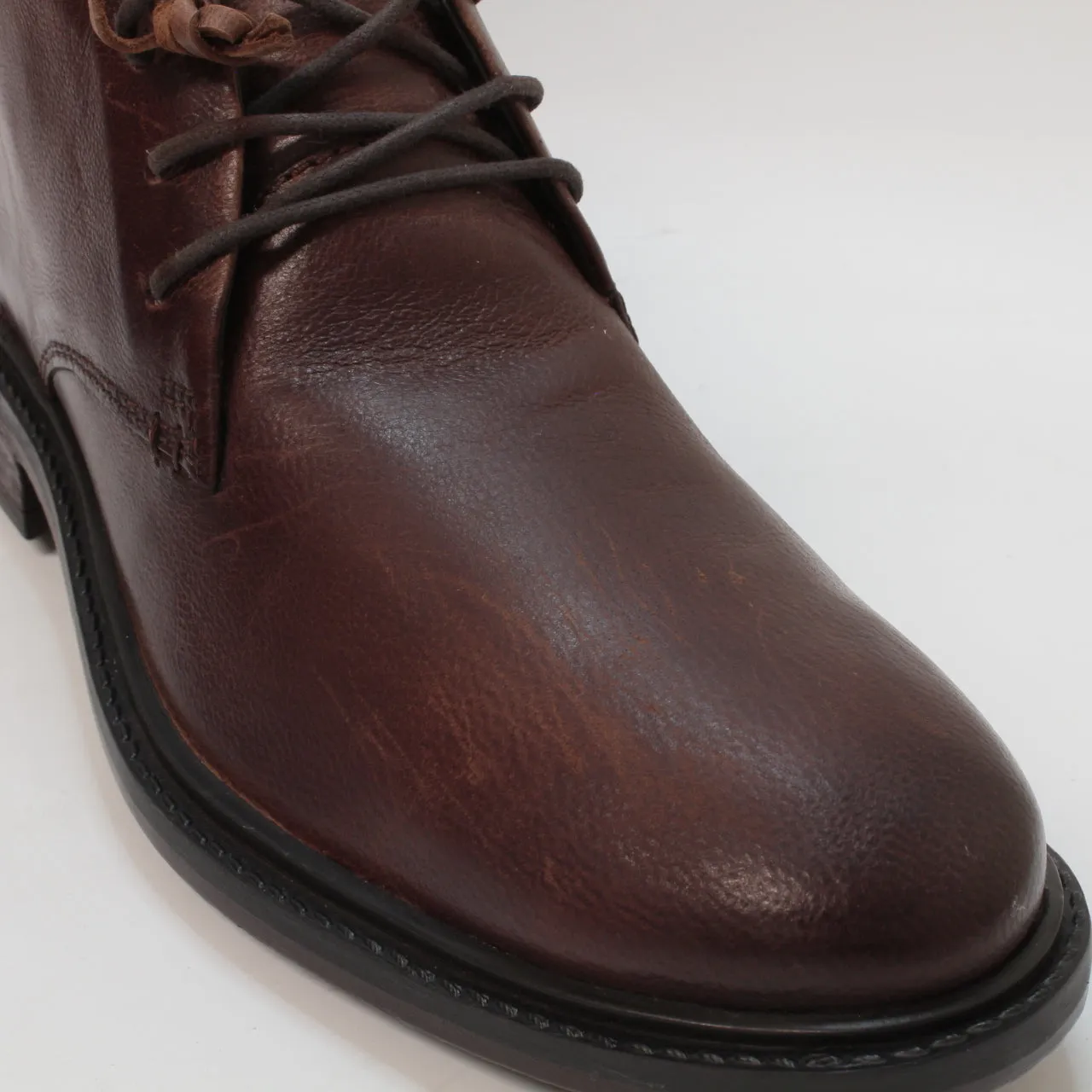 Mens Office Burlington Chukka Boots Brown Leather Uk Size 7