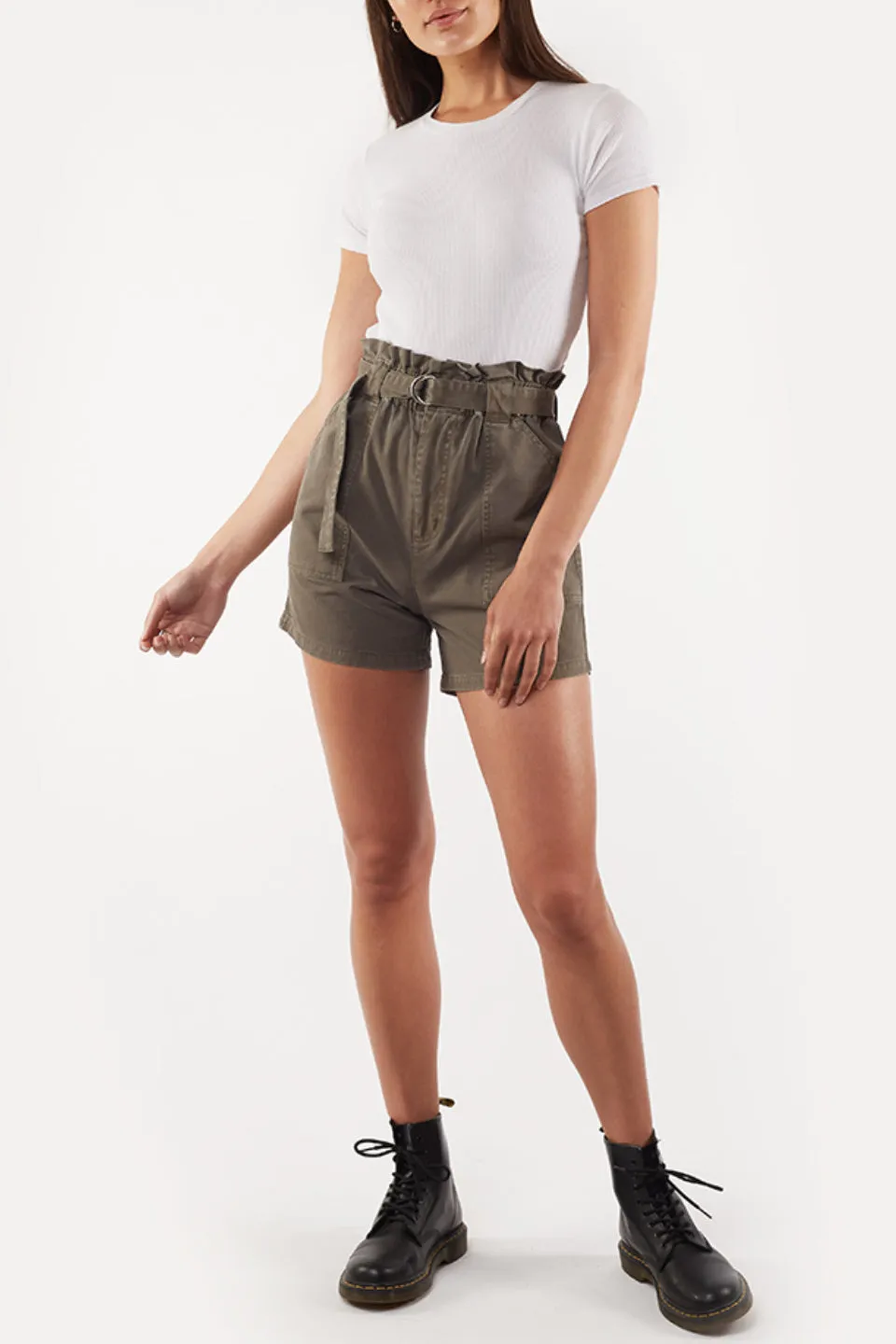 Paperbag Millitant Khaki Short