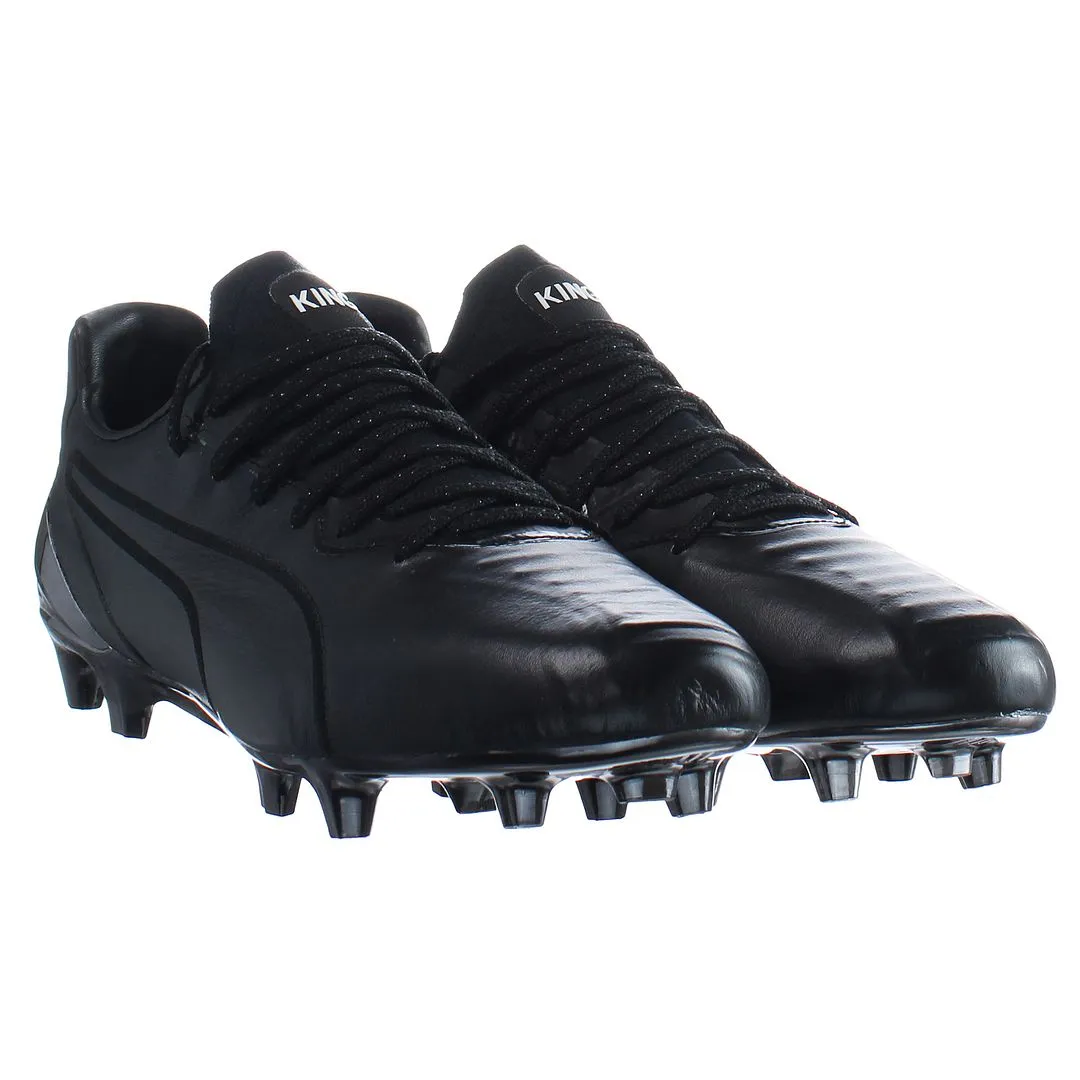 Puma King Platinum FG/AG Black Mens Football Boots