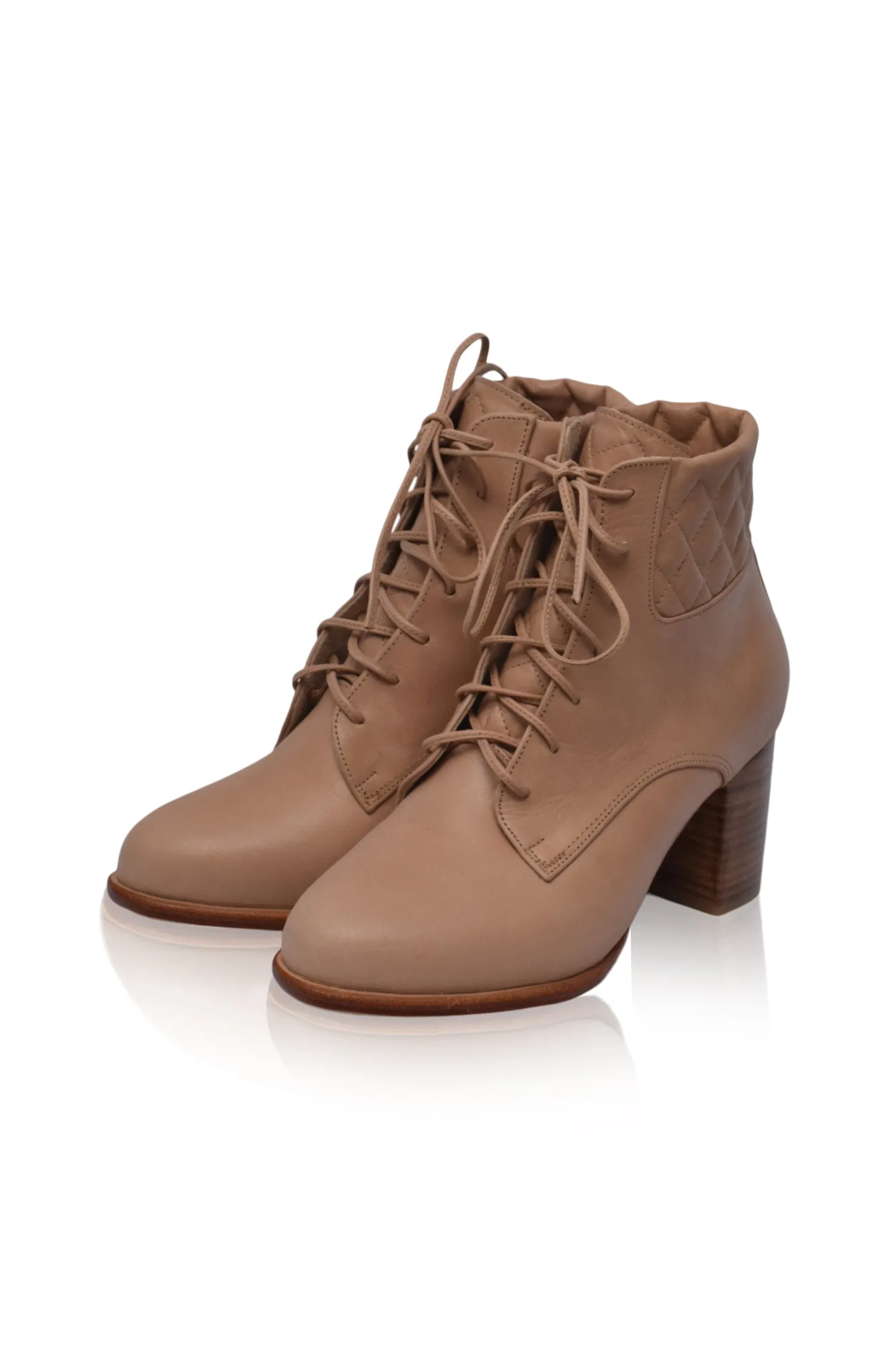 Rising Mara Leather Heel Booties