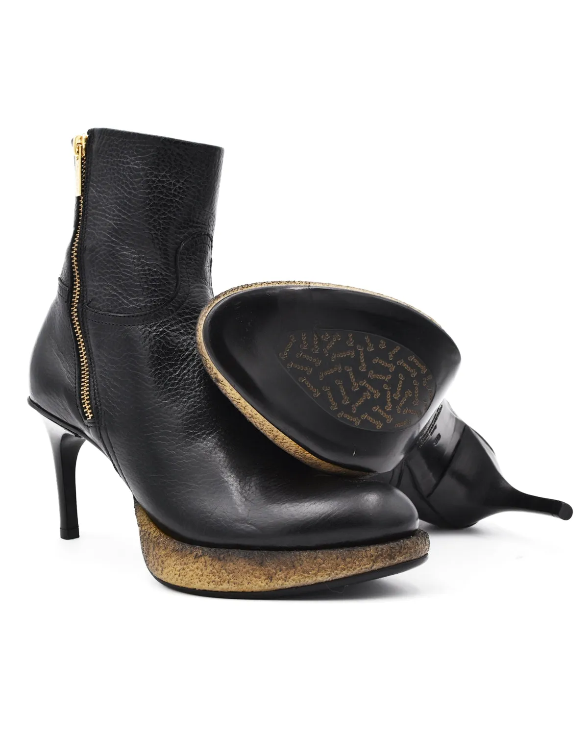 Rocco P Platform Stiletto Crepe Sole Boots