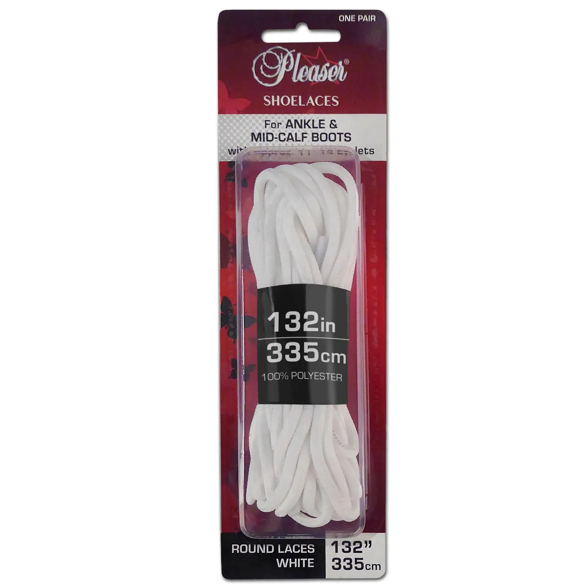 Round Shoe Laces for Pleaser Mid-Calf, Knee and Over-the Knee Boots