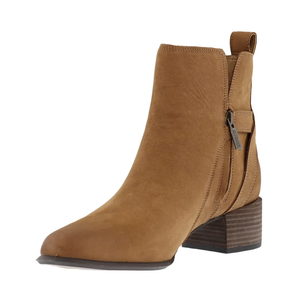 Sienna Leather Women's Heeled Ankle Boots