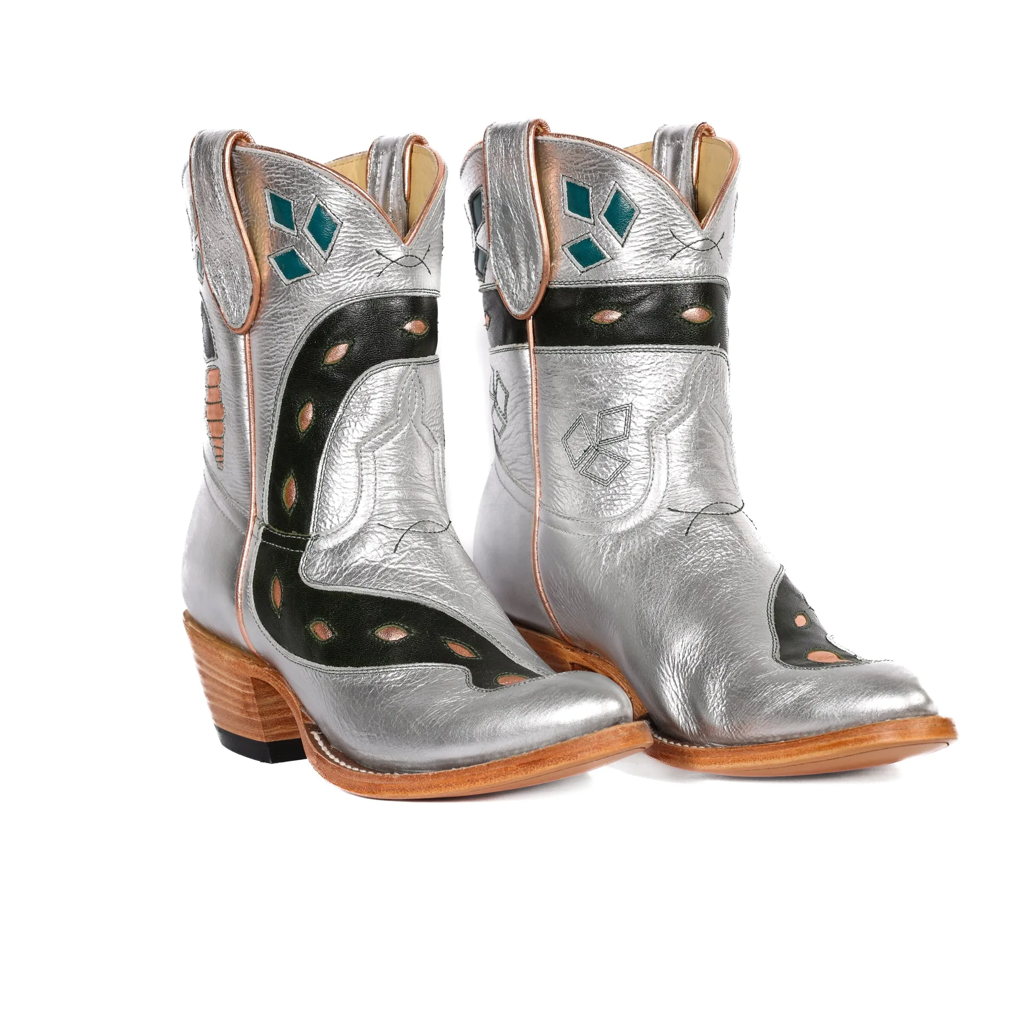 Silver Sneaky Snake Women's Cowboy Boot