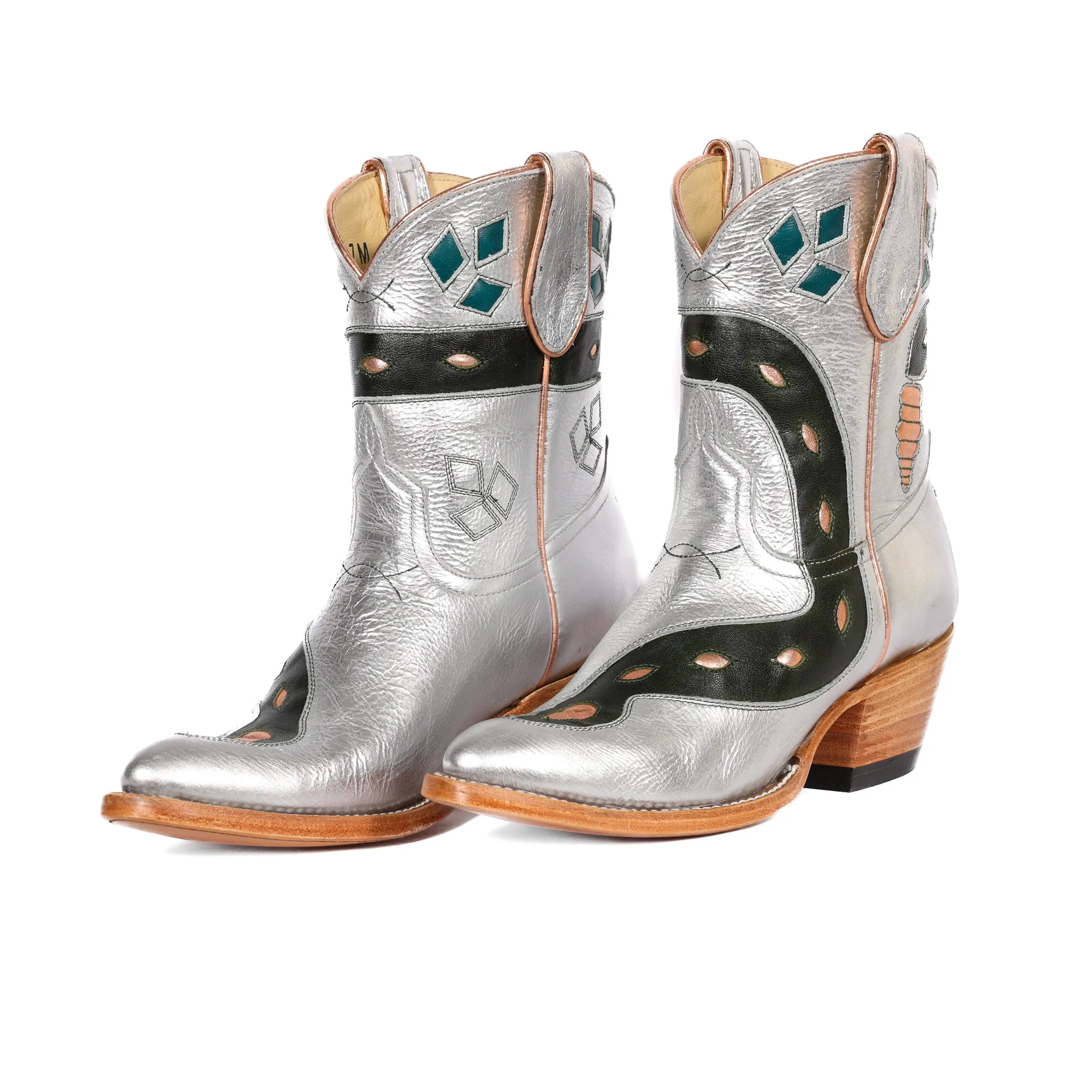 Silver Sneaky Snake Women's Cowboy Boot