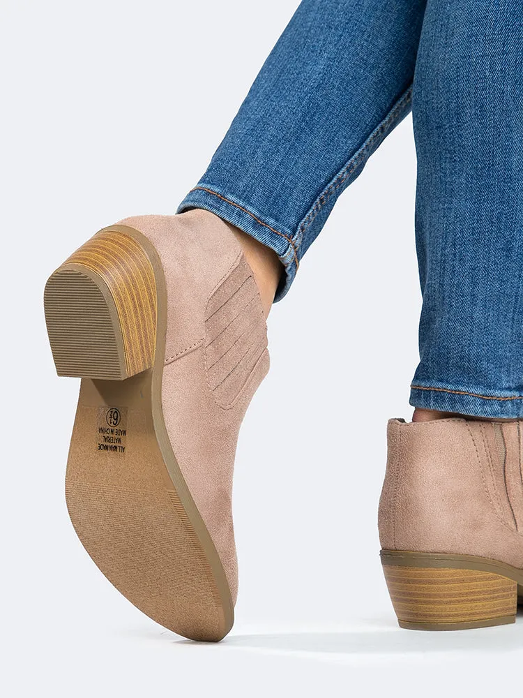 Slip On Ankle Booties