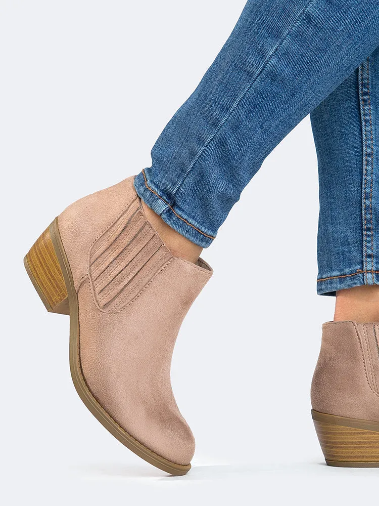 Slip On Ankle Booties