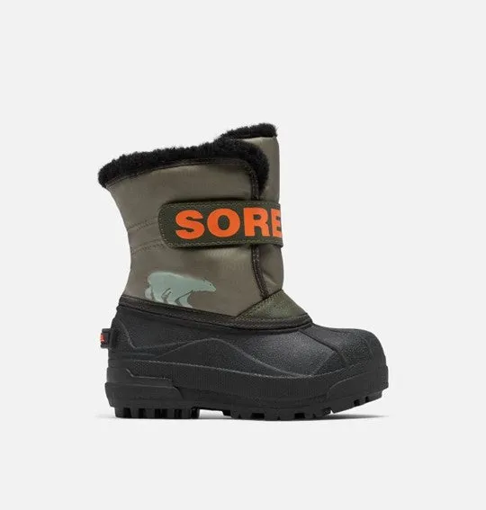 Snow Commander Kid's Snow Boot - Stone Green, Alpine Tundra