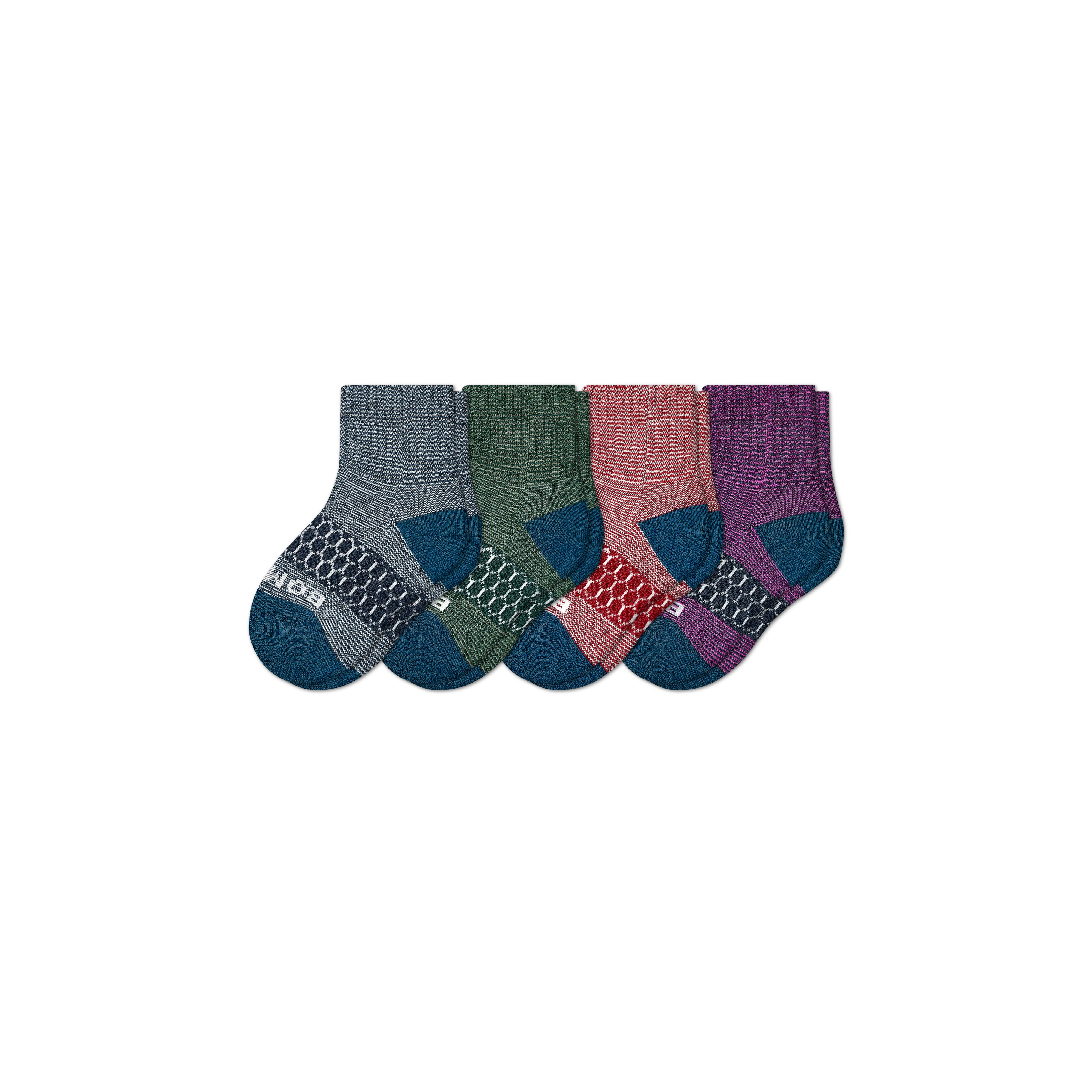 Toddler Microstripe Calf Sock 4-Pack