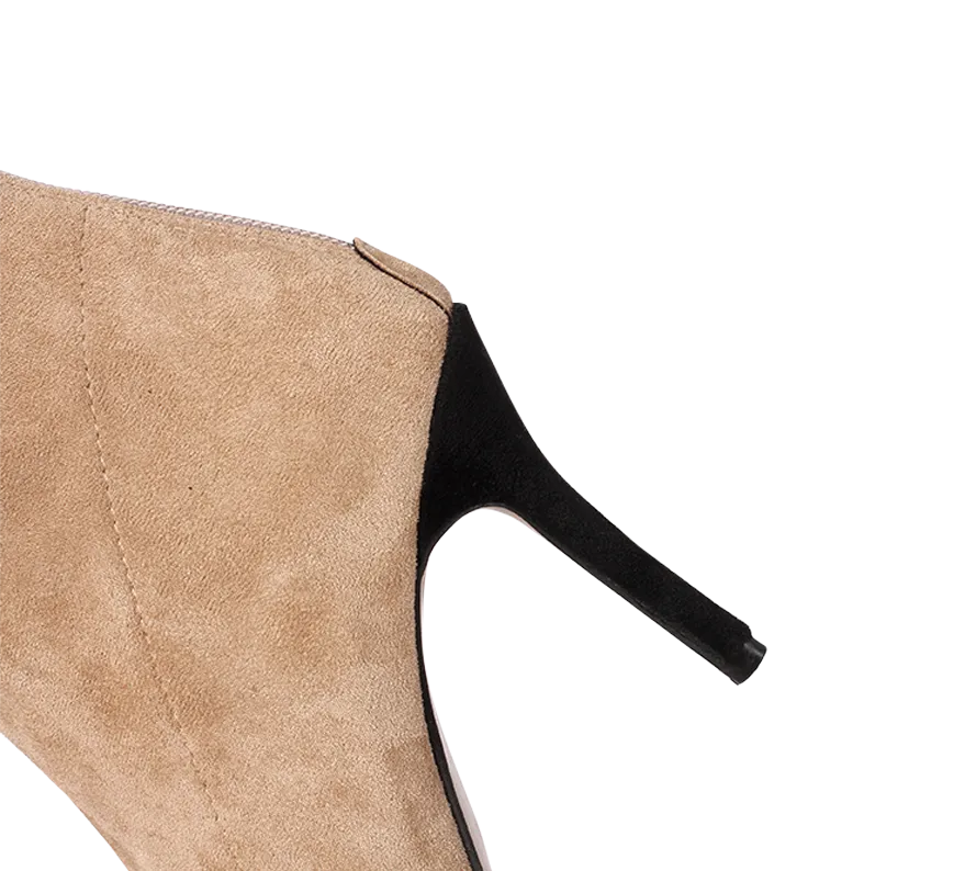 Two Tone Ankle Boots all