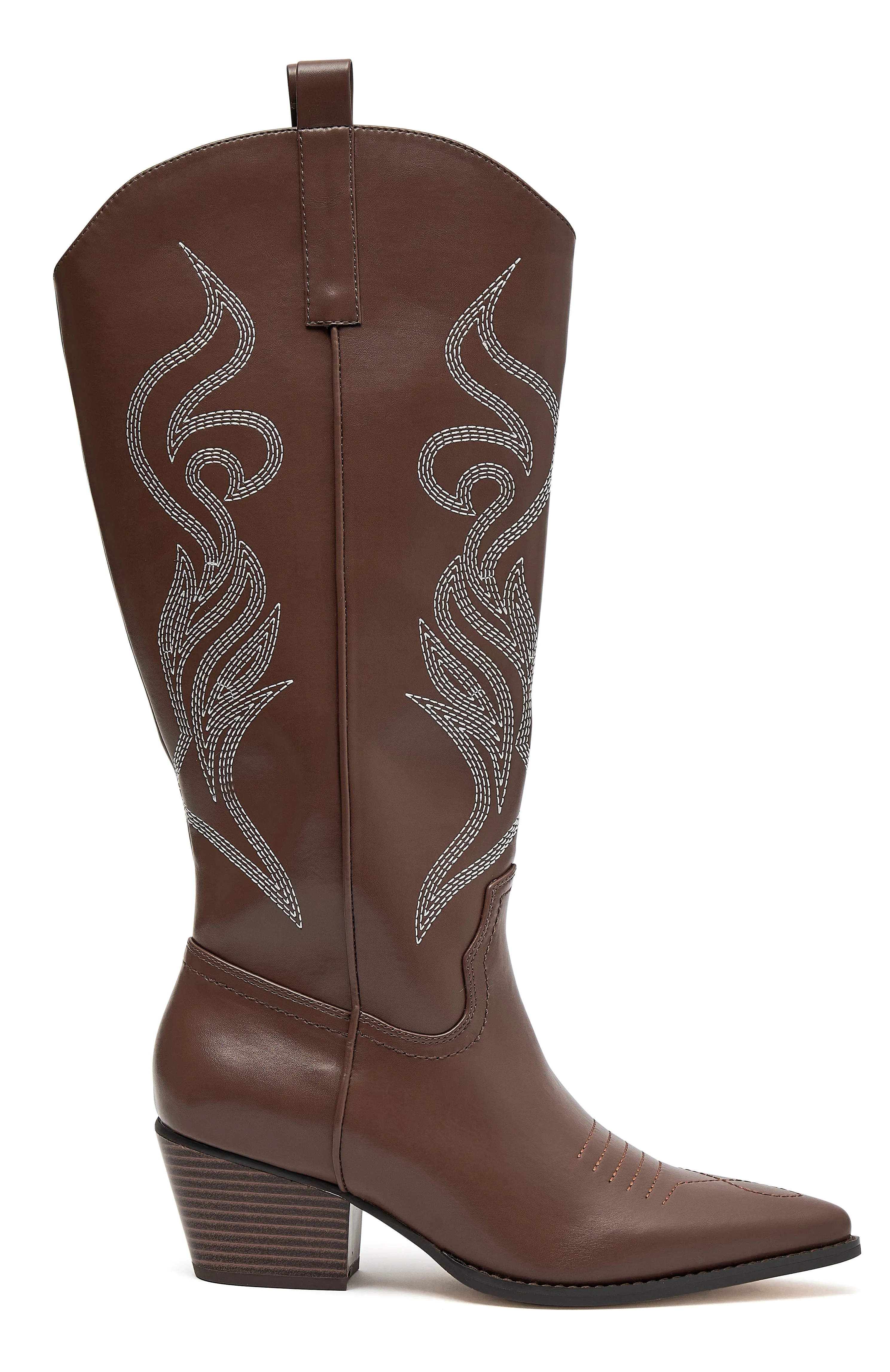 Western Cowboy Boots Chocolate