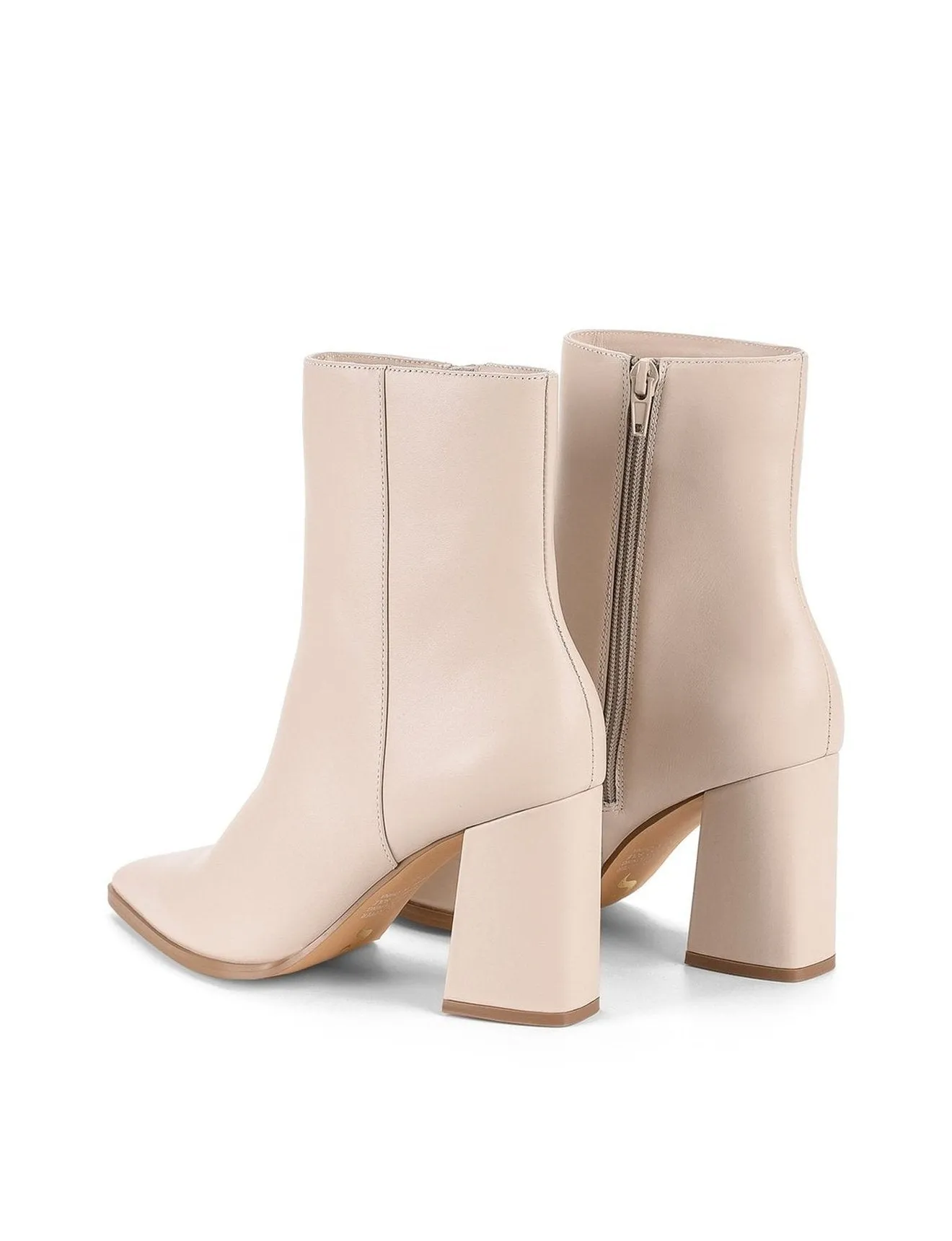 Willing Ankle Boots - Bone Leather