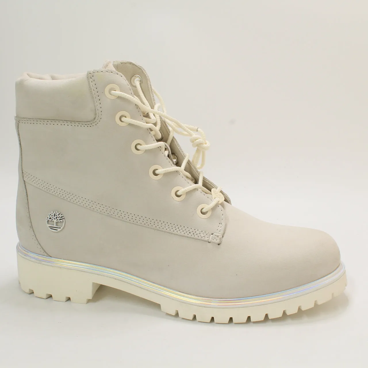 Womens Timberland Lyonsdale Boots Cream Irridescent Uk Size 6