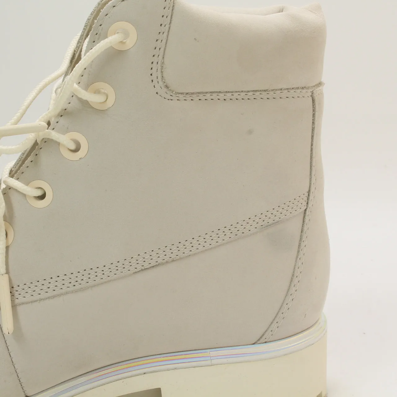 Womens Timberland Lyonsdale Boots Cream Irridescent Uk Size 6