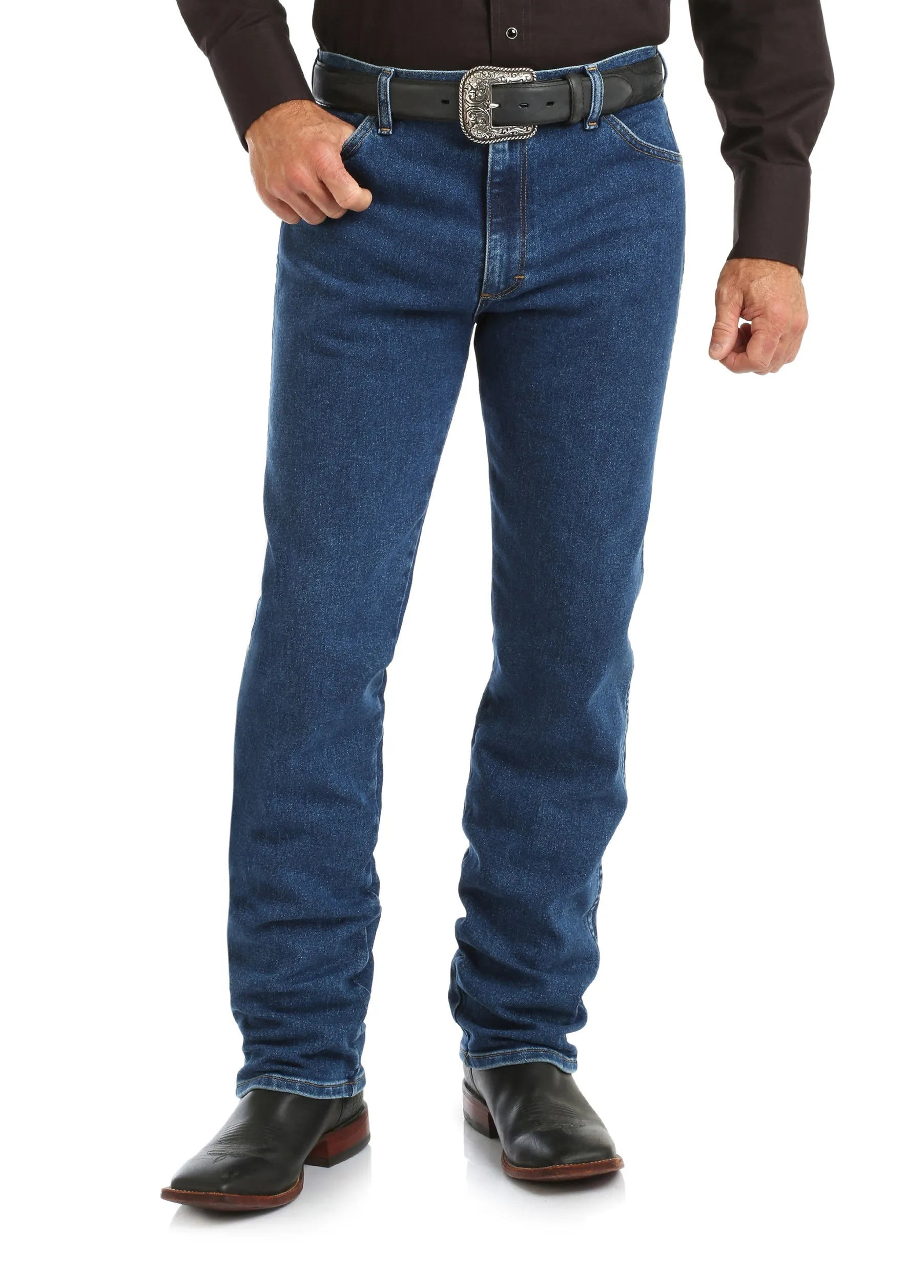 Wrangler Mens Original Fit Active Flex Jean - Stonewash