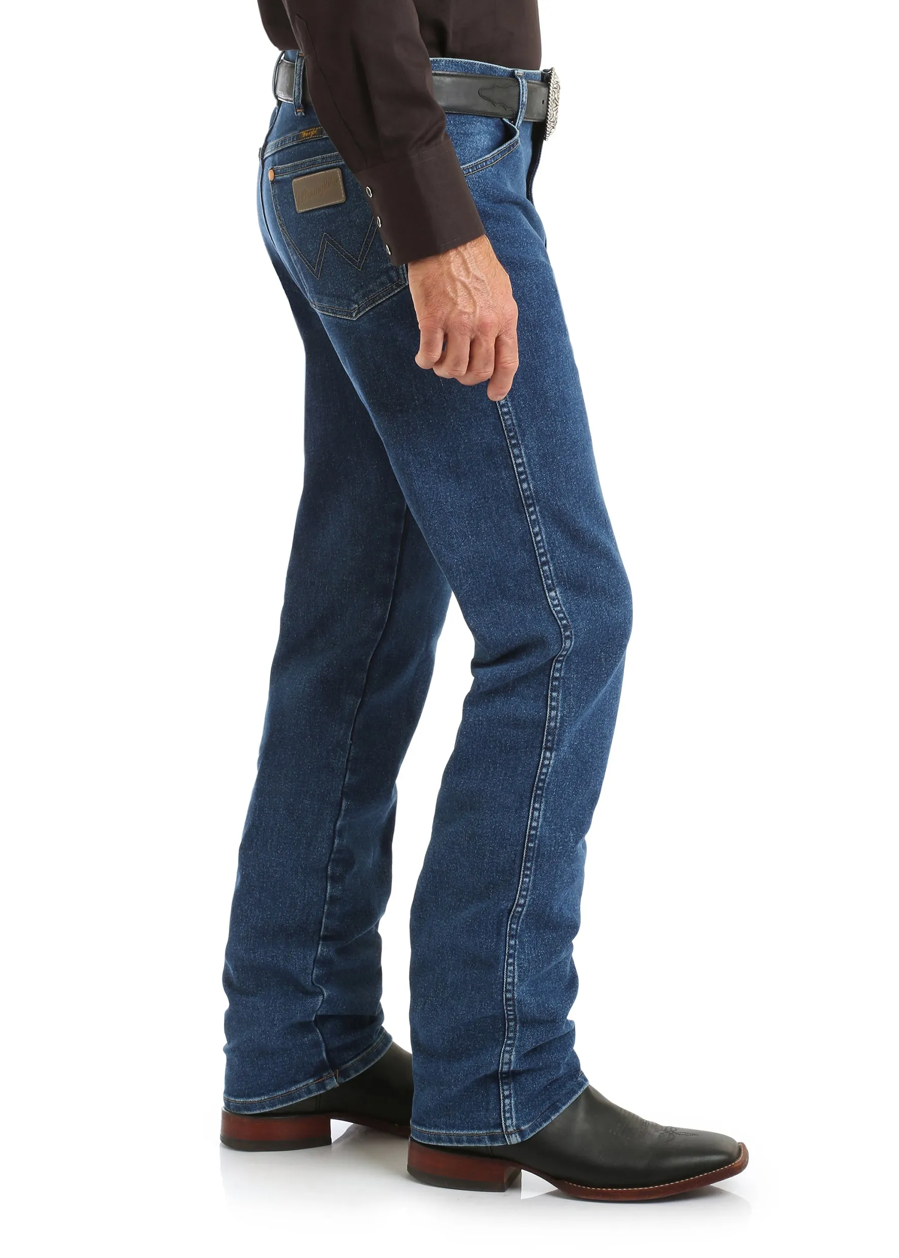 Wrangler Mens Original Fit Active Flex Jean - Stonewash